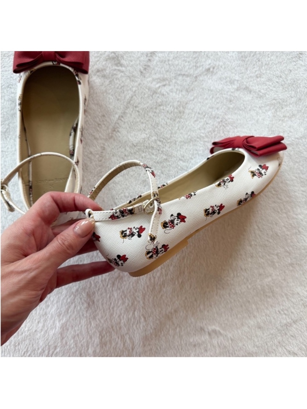 Janie and Jack Minnie Mouse dress shoe girls size 1 - Picture 6 of 8